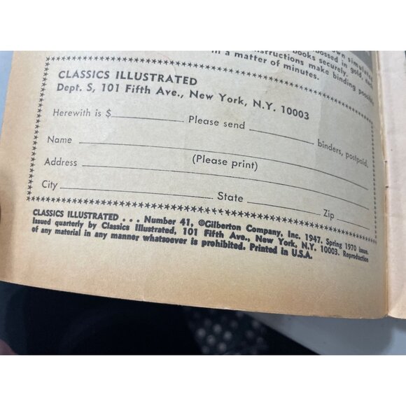 Classics Illustrated Twenty Years After By Alexandre Dumas #41 Bagged Boarded - Picture 3 of 7